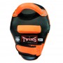 Twins Special KPL11 Пады Тайские "Curved Leaf Kick Pads" Тайский Бокс Черно-Оранжевый